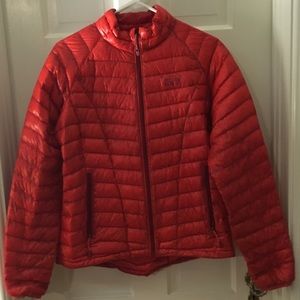 Mountain Hardware down jacket.